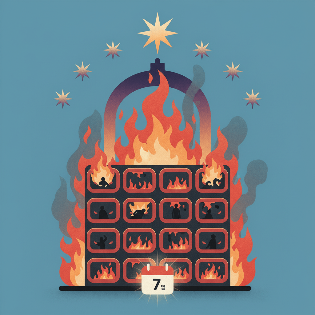 Fire at Capsule Hotel in Sogong-dong Near Gwanghwamun Ahead of BTS Comeback Concert