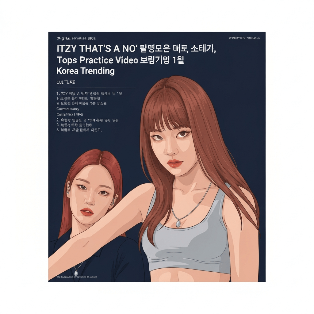 ITZY THAT’S A NO NO Dance Practice Video Tops YouTube Korea Trending